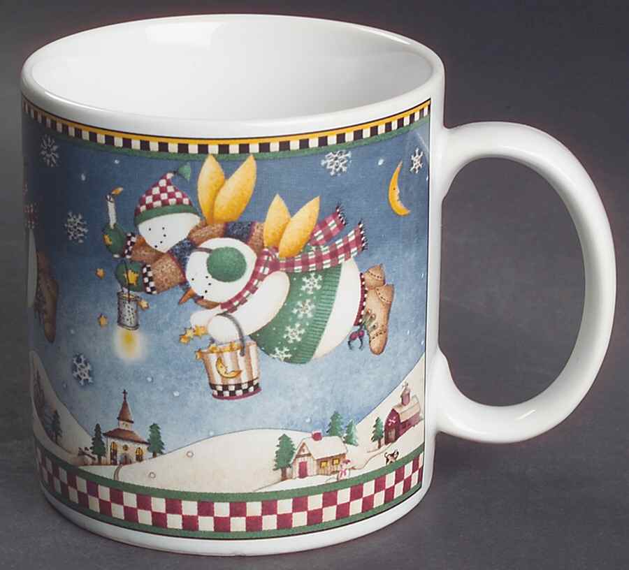 Snow Angel Village Mug by Sakura-1