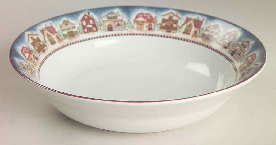 Snow Angel Village Coupe Soup Bowl by Sakura-1