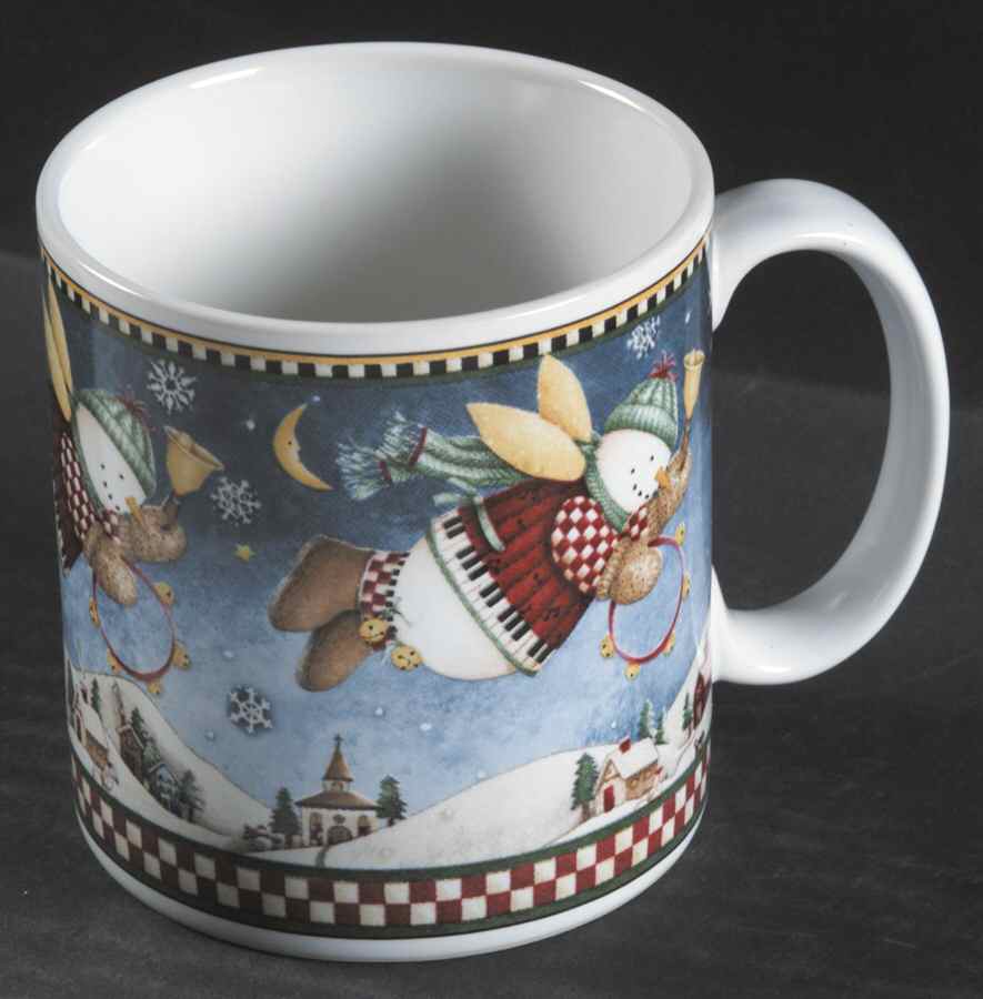 Snow Angel Village Mug by Sakura-1