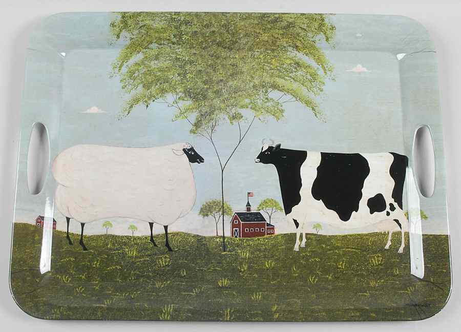 Animal Collection Large Melamine Tray by Sakura-1