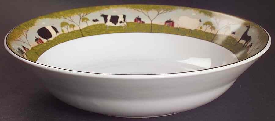 Animal Collection 9" Round Vegetable Bowl by Sakura-1