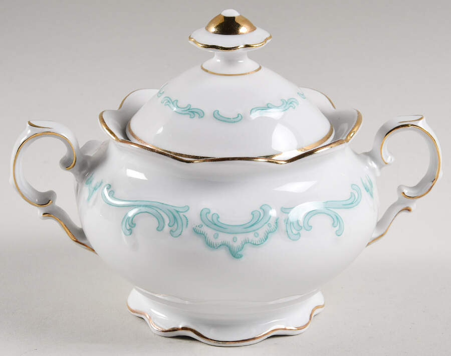 SCH214 Sugar Bowl & Lid by Schumann - Bavaria-1