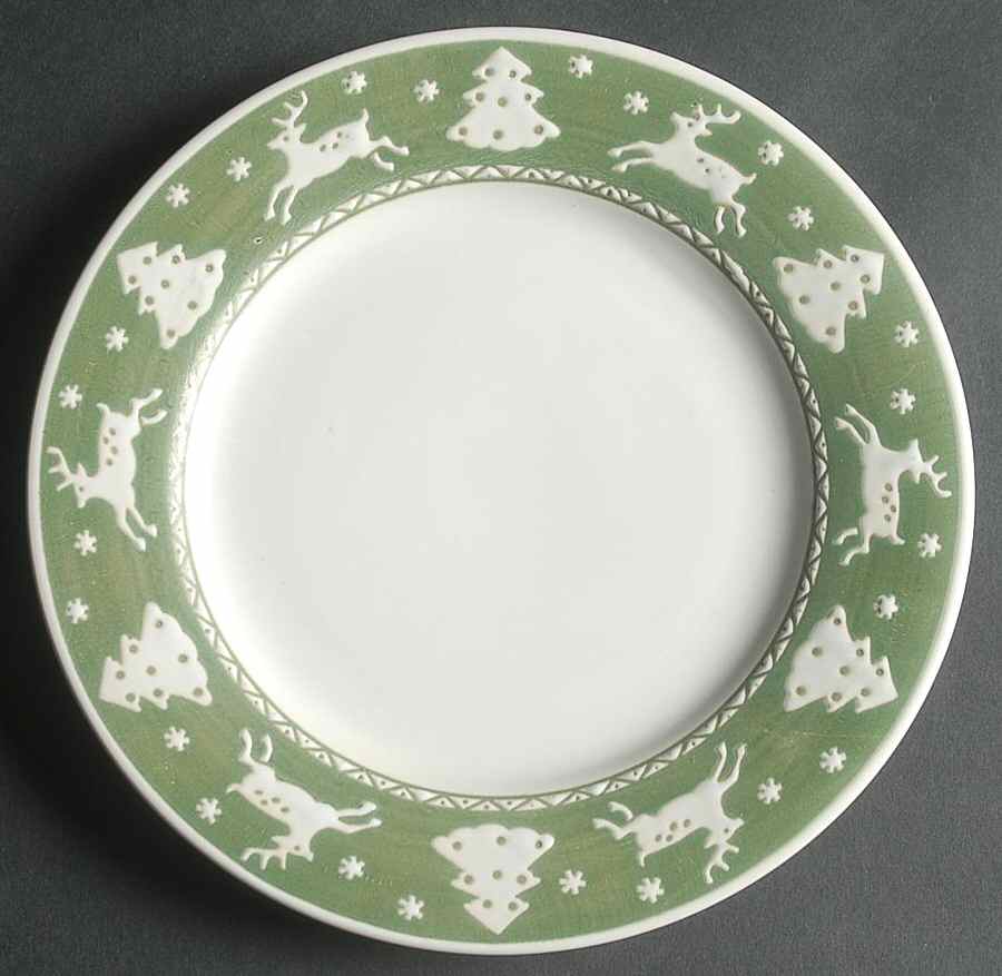 White Woods Salad Plate by Sango-1