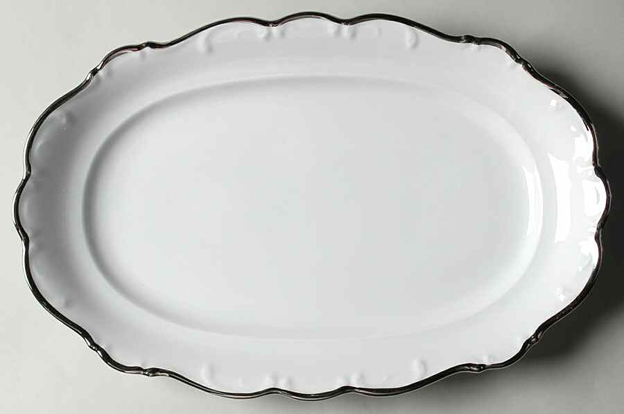 SCH215 14" Oval Serving Platter by Schumann - Bavaria-1