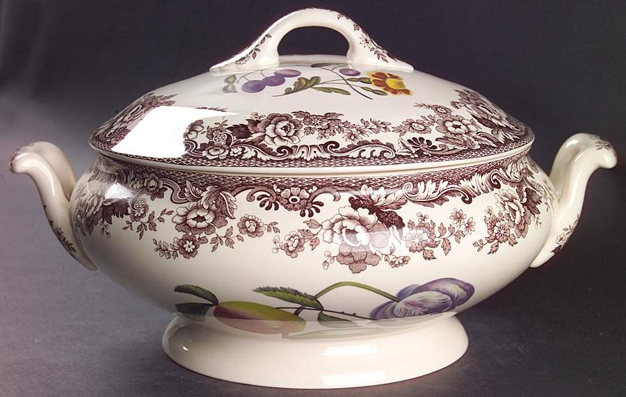 Woodland Garden Round Covered Vegetable by Spode-1