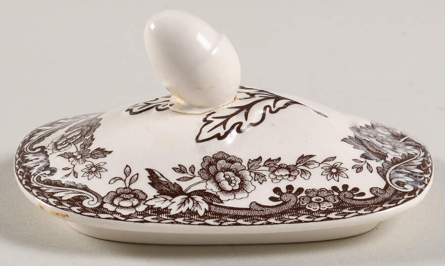 Woodland Garden Lid for Sugar Bowl by Spode-1