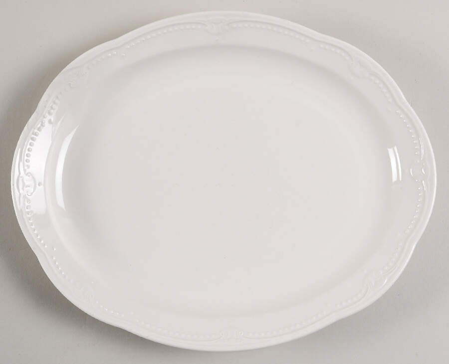 Justine 11" Oval Serving Platter by Syracuse-1