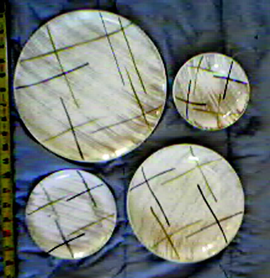 Plaid Prelude Dinner Plate by Stetson-1