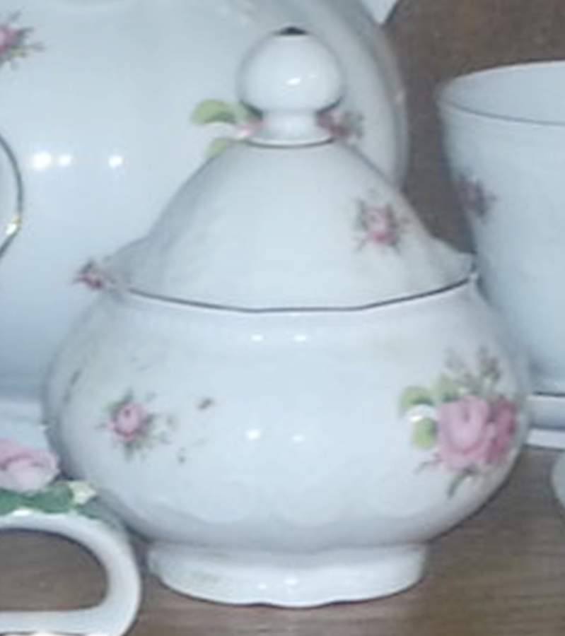 SLT153 Sugar Bowl & Lid by Seltmann-1