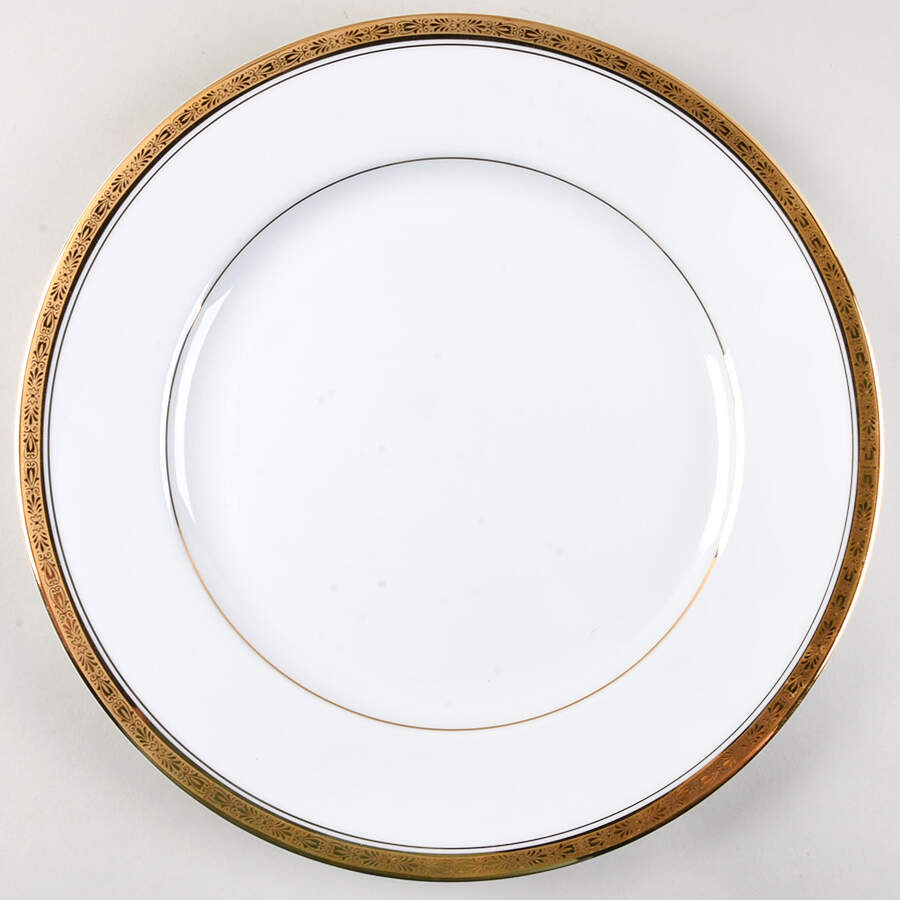 Gold 12" Chop Plate (Round Platter) by Seizan-1