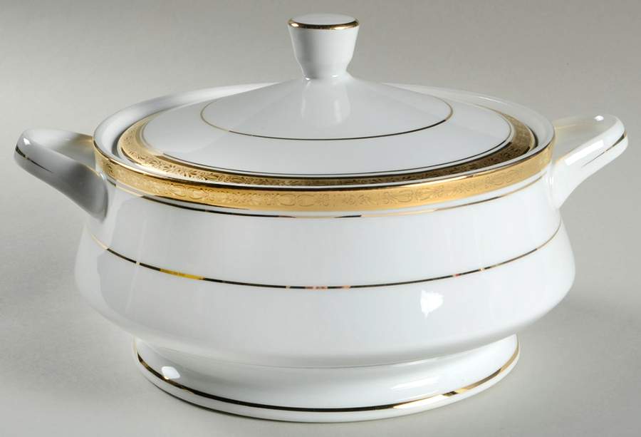 Gold Round Covered Vegetable by Seizan-1