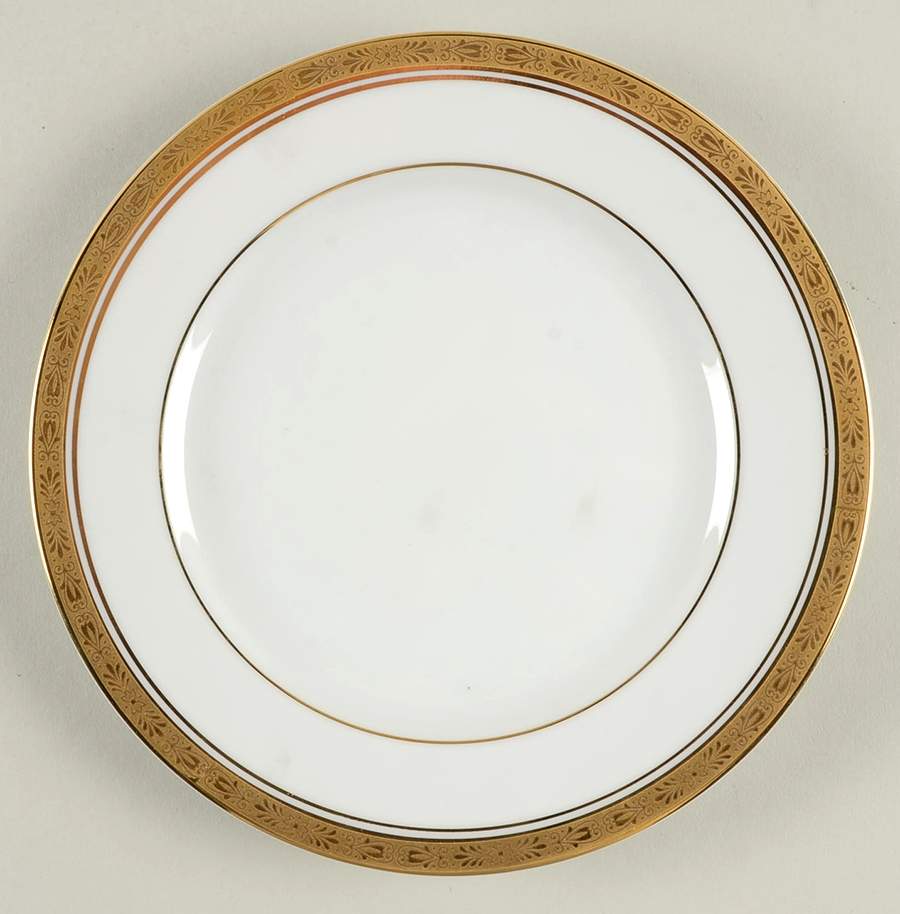 Gold Salad Plate by Seizan-1