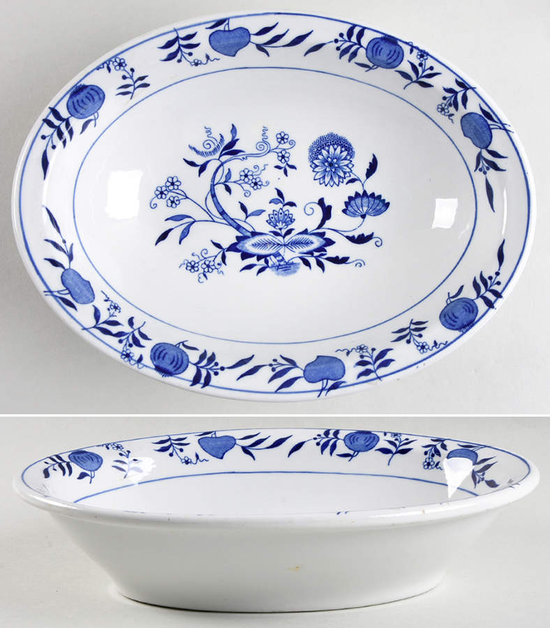 SHO147 10" Oval Vegetable Bowl by Shenango-1