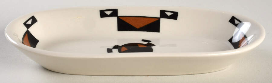 Ahwahnee Hotel Tray for Creamer & Open Sugar by Sterling China (USA)-1