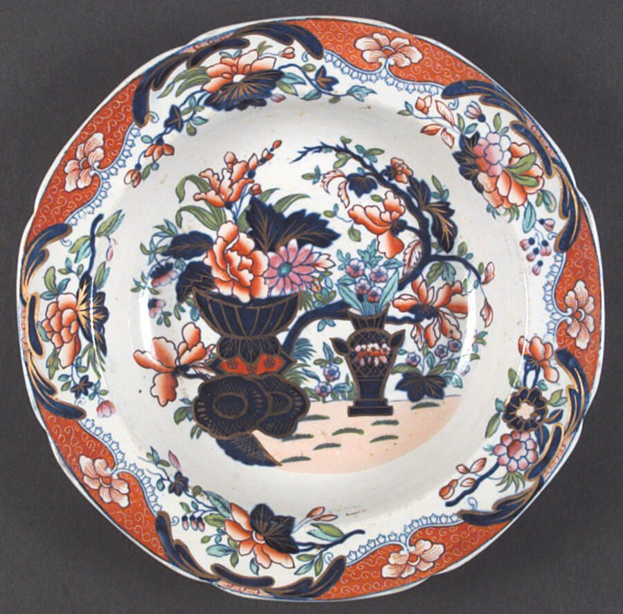 3875 Large Rim Soup Bowl by Spode-1