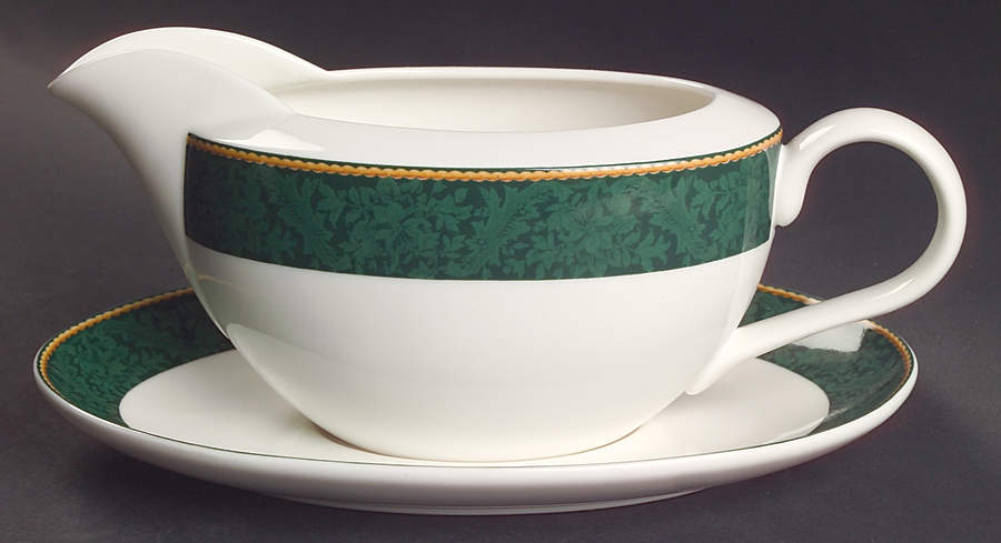 Holiday Abundance Gravy Boat & Underplate by Sakura-1