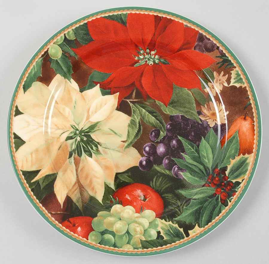 Holiday Abundance Accent Salad Plate by Sakura-1
