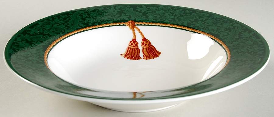 Holiday Abundance Rim Soup Bowl by Sakura-1