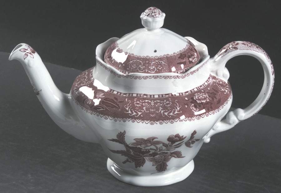 Camilla Red (Earthenware, Newer) Teapot & Lid by Spode-1