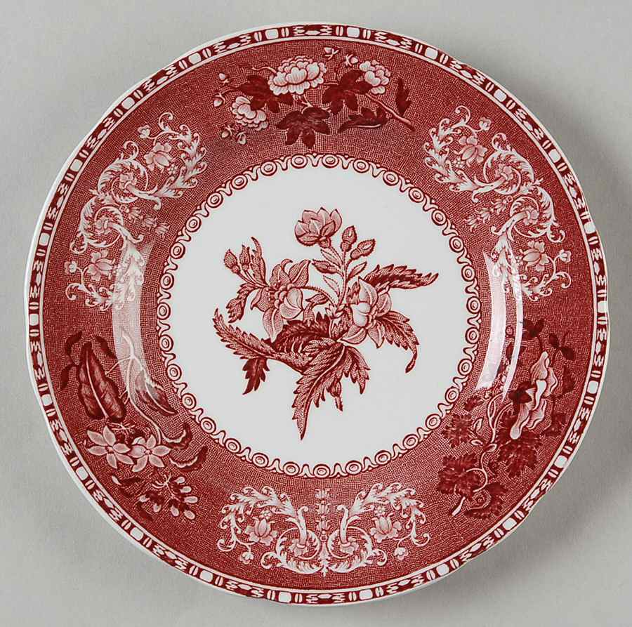 Camilla Red (Earthenware, Newer) Bread & Butter Plate by Spode-1
