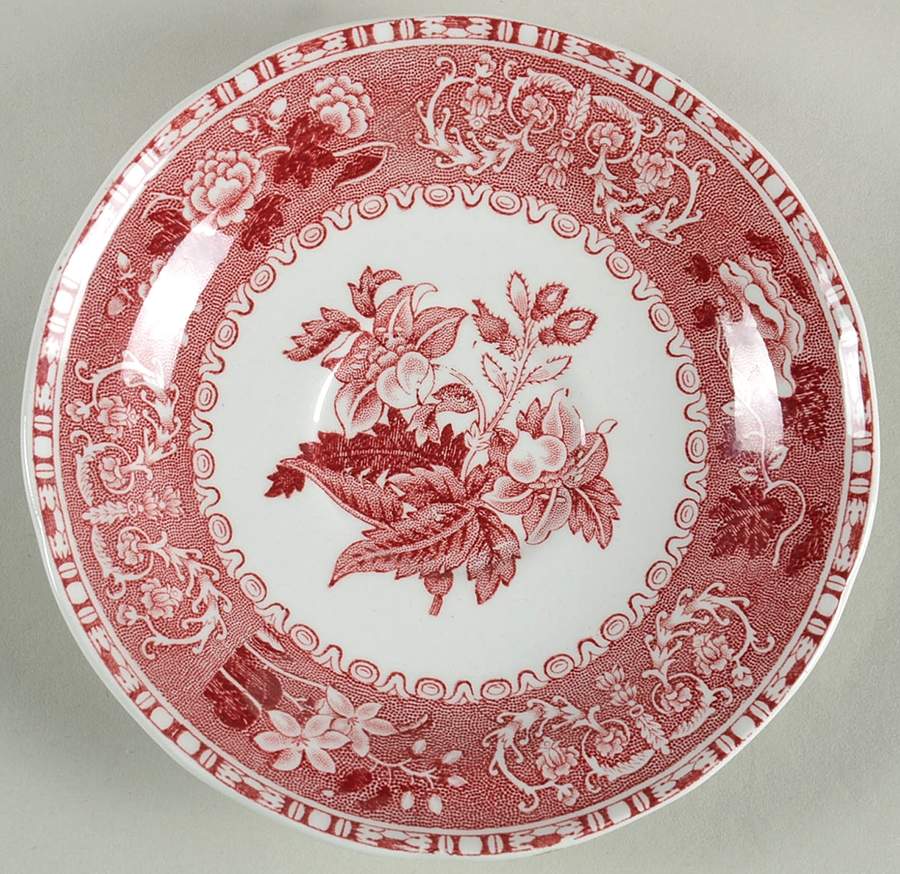 Camilla Red (Earthenware, Newer) Saucer for Demitasse Cup by Spode-1