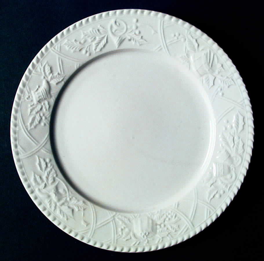 White Christmas (All White) Dinner Plate by Sango-1