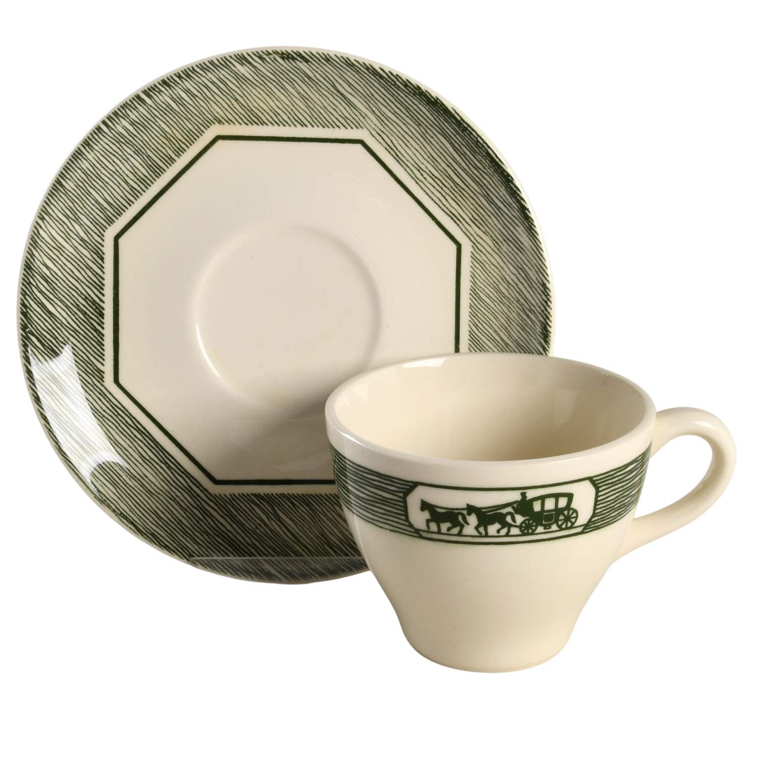 Olde Orleans Flat Cup & Saucer Set by SCIO-1