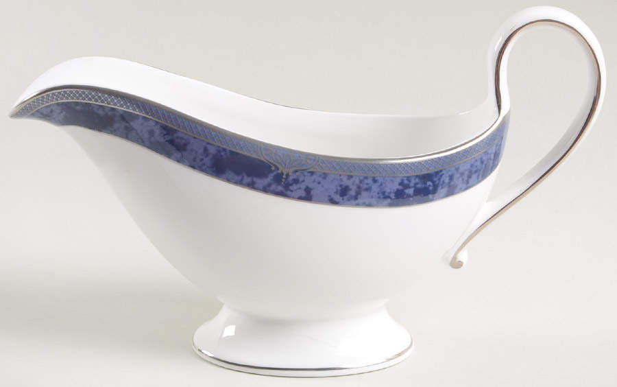Dauphin Platinum Gravy Boat by Spode-1