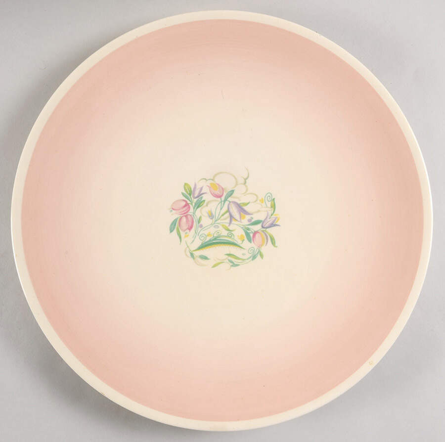 Dresden Spray 14" Wall Plate by Susie Cooper-1