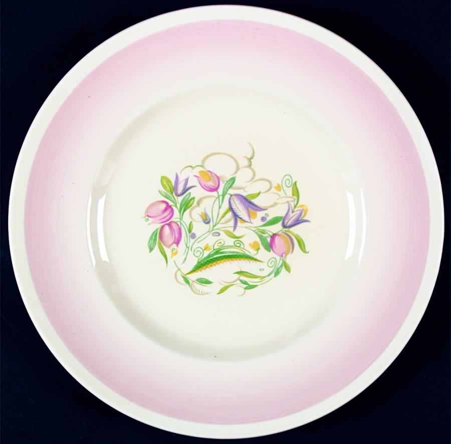 Dresden Spray Dinner Plate by Susie Cooper-1