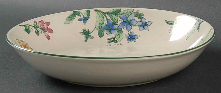 Geranium Coupe Soup Bowl by Sakura-1