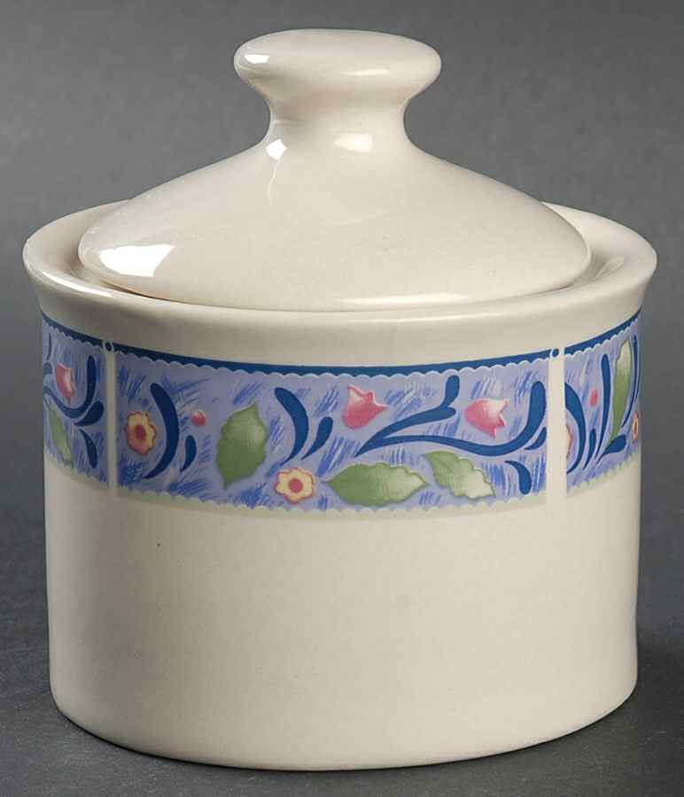 Bouquet Sugar Bowl & Lid by Sakura-1