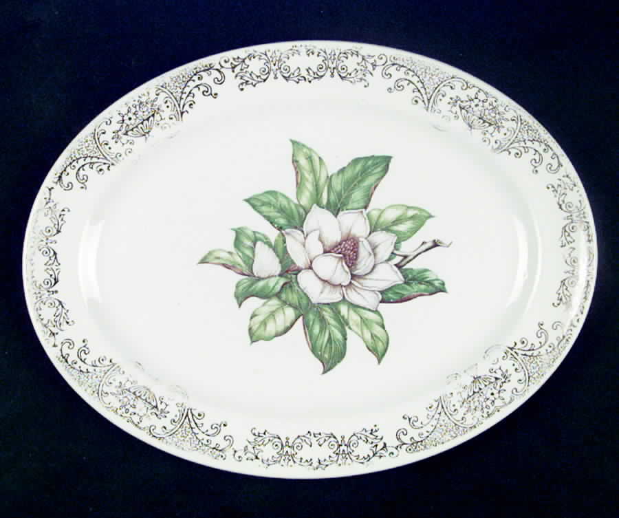 STT163 14" Oval Serving Platter by Stetson-1