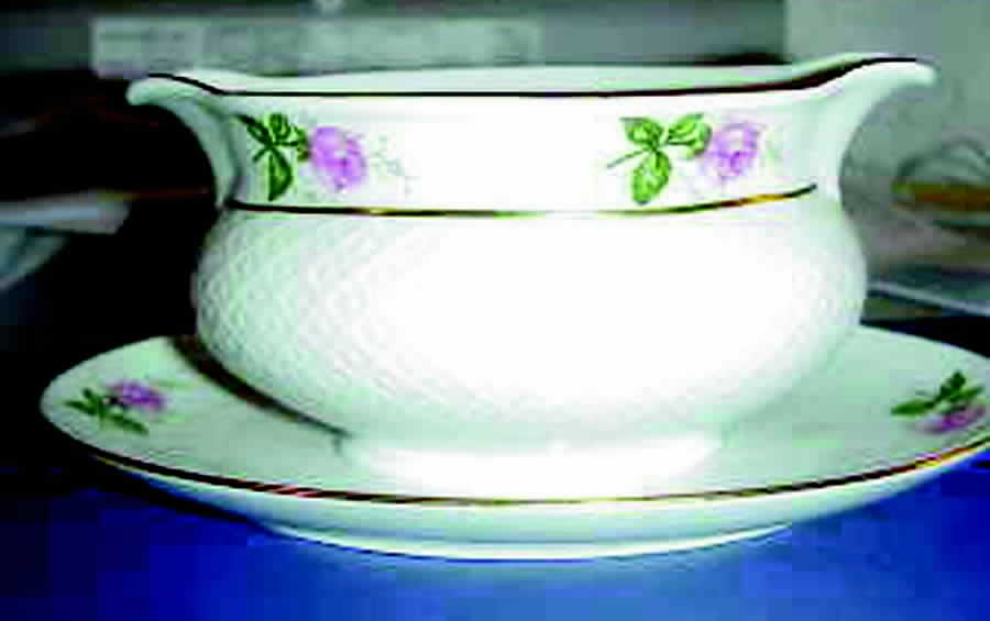 26002 Gravy Boat with Attached Underplate by Seltmann-1