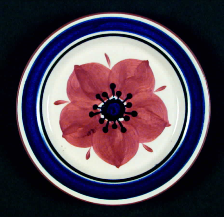 Wood Rose (Terra Cotta Body) Bread & Butter Plate by Stangl-1