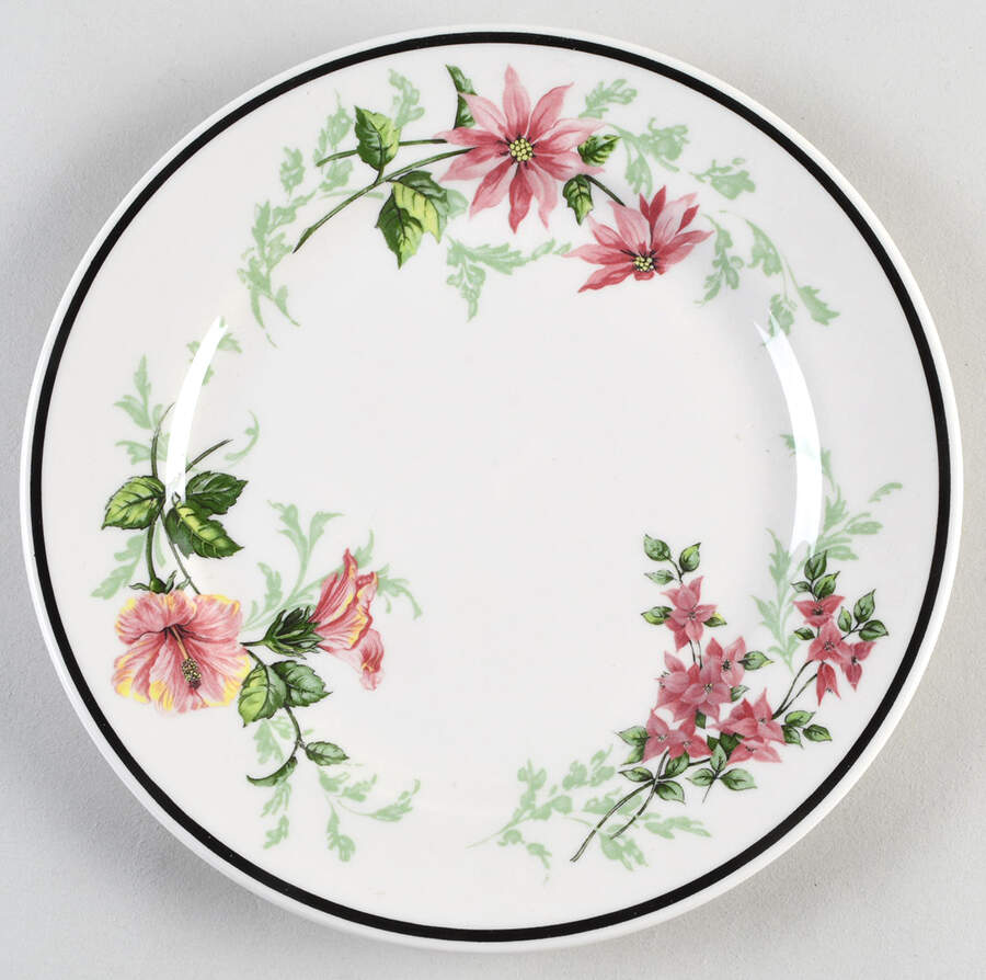 Flora of The South Salad Plate by Syracuse-1