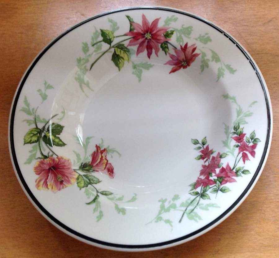 Flora of The South Large Rim Soup Bowl by Syracuse-1