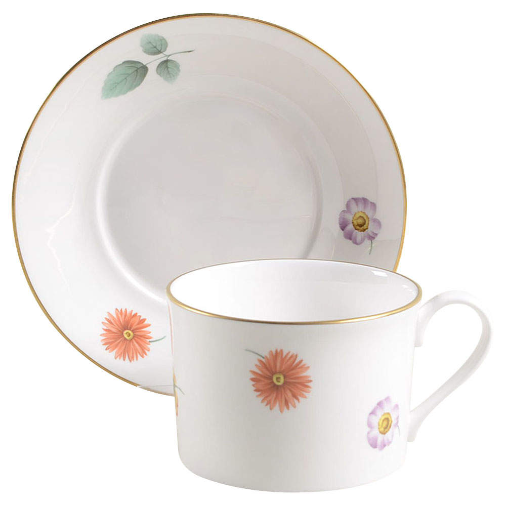 Astor Flat Cup & Saucer Set by Spode-1
