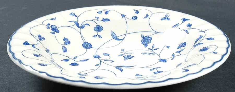 Oakwood Blue Large Rim Soup Bowl by Staffordshire-1