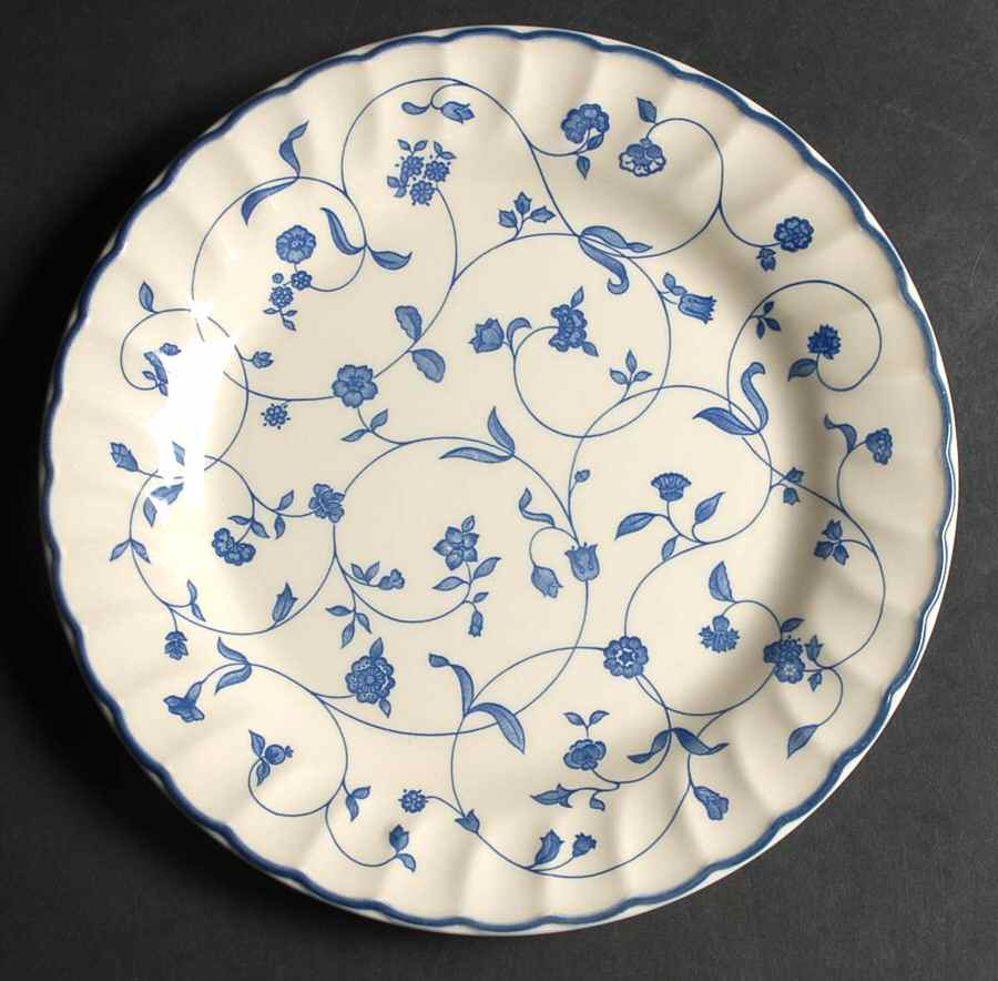 Oakwood Blue Salad Plate by Staffordshire-1