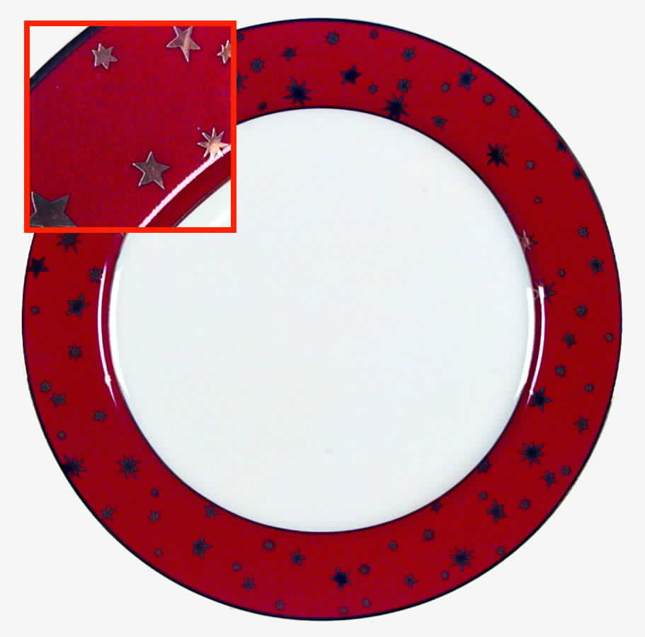 Galaxy Red Dinner Plate by Sakura-1