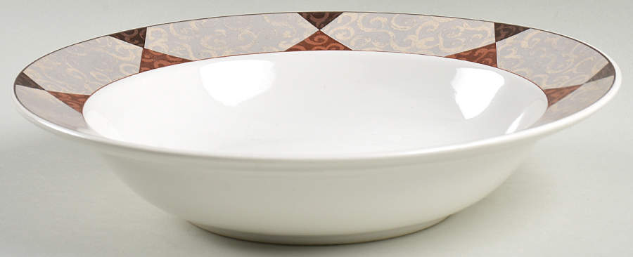 Espresso 9" Round Vegetable Bowl by Sakura-1