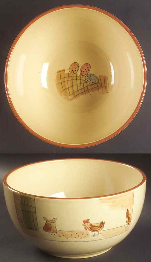 Barnyard 10" Large Salad Serving Bowl by Studio Nova-1