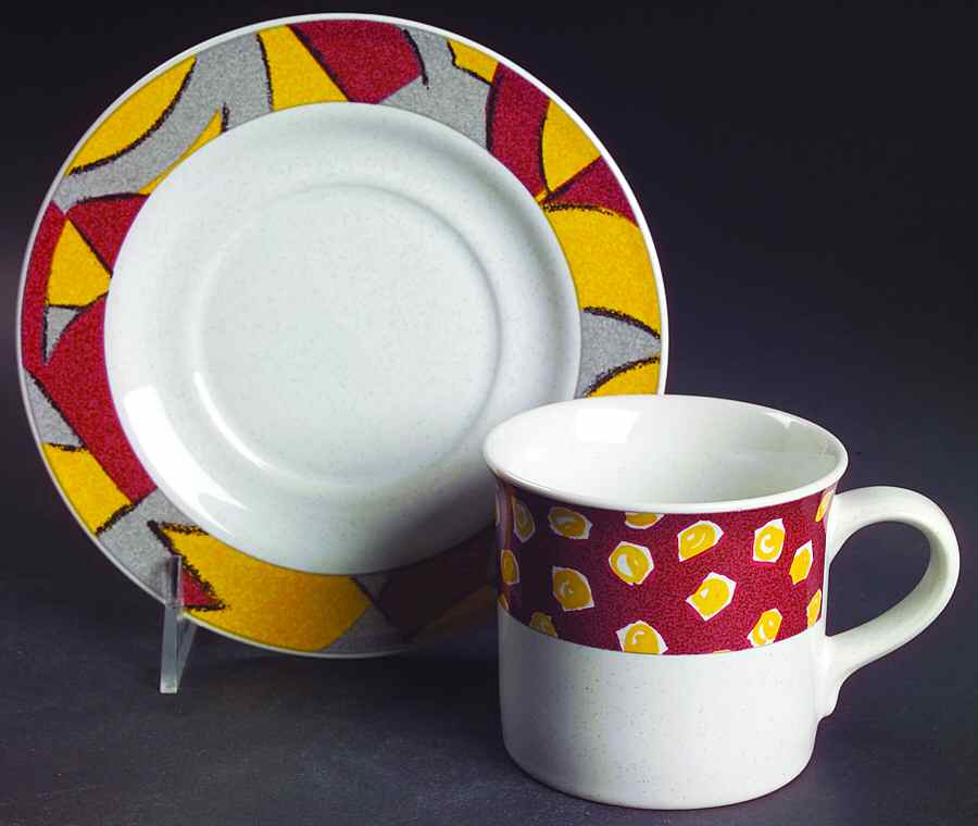 Previa Flat Cup & Saucer Set by Studio Nova-1