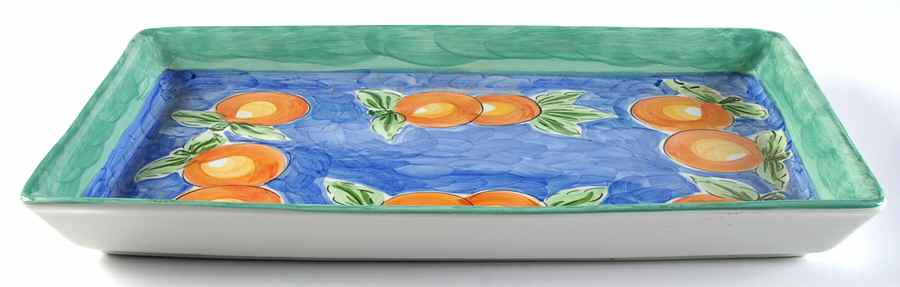 Frulos Grape 18" Rectangular Tray by Studio Nova-1