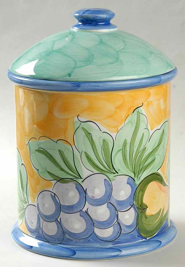 Frulos Grape Cookie Jar & Lid by Studio Nova-1