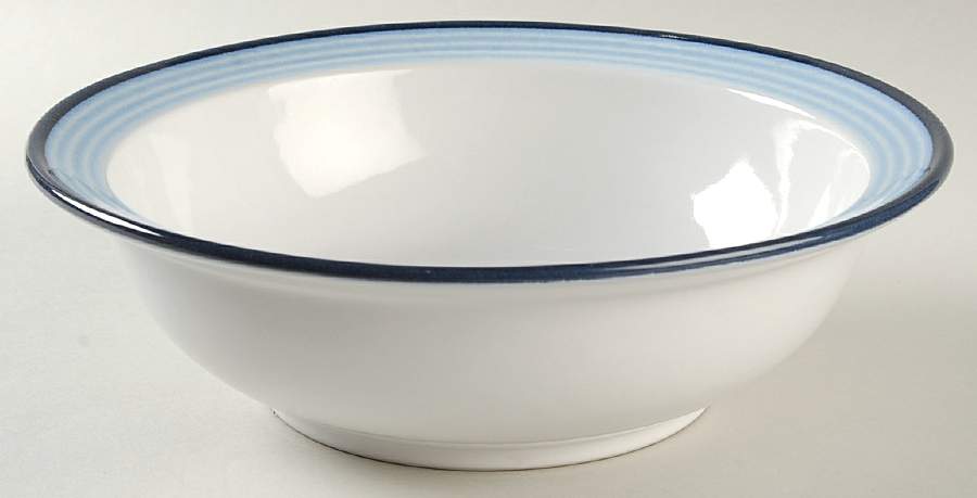 Vista Blue 9" Round Vegetable Bowl by Studio Nova-1