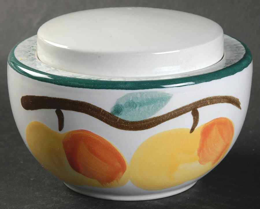 Orchard Medley Sugar Bowl & Lid by Studio Nova-1