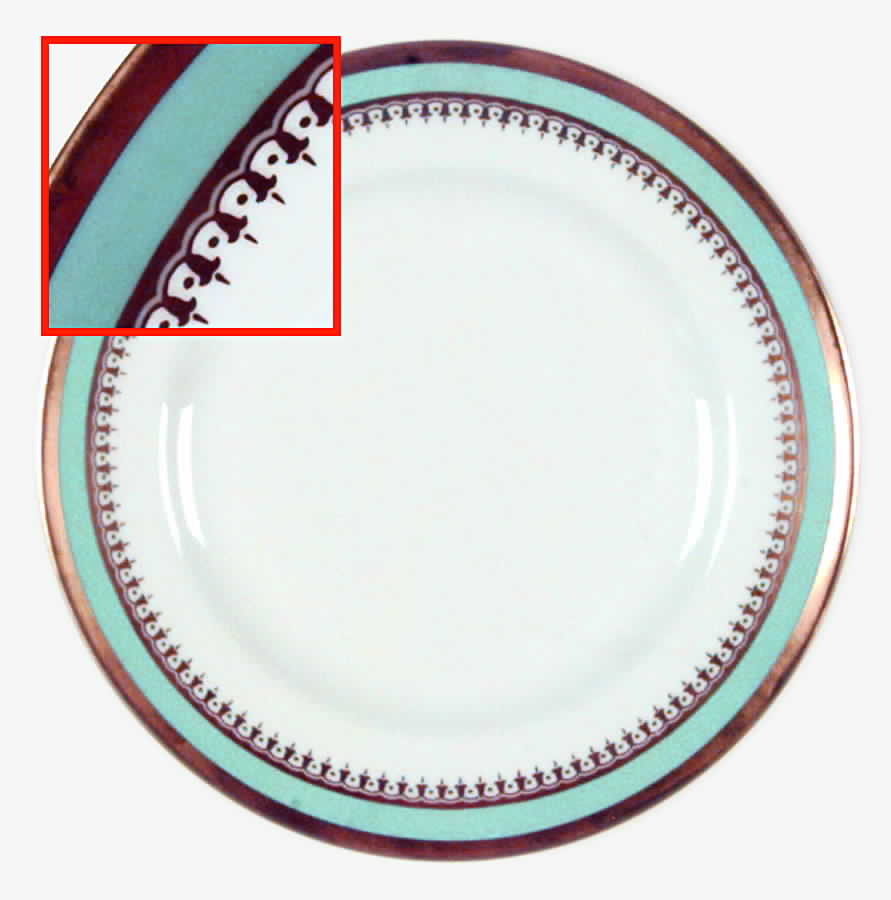 Knightsbridge Turquoise Bread & Butter Plate by Spode-1