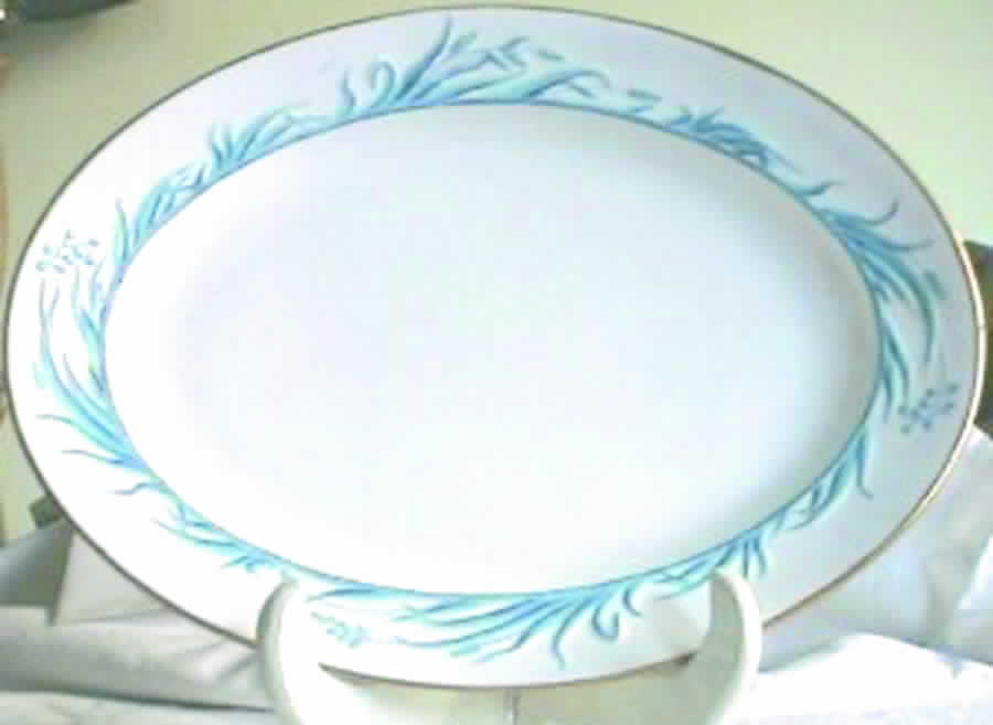 SP175 14" Oval Serving Platter by Spode-1
